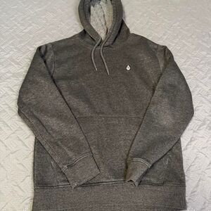 Y2K Volcom Embroidered Hoodie pullover Men's Size Small Baggy Boxy Fit